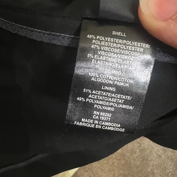 Tibi black and denim blazer - Picture 5 of 5